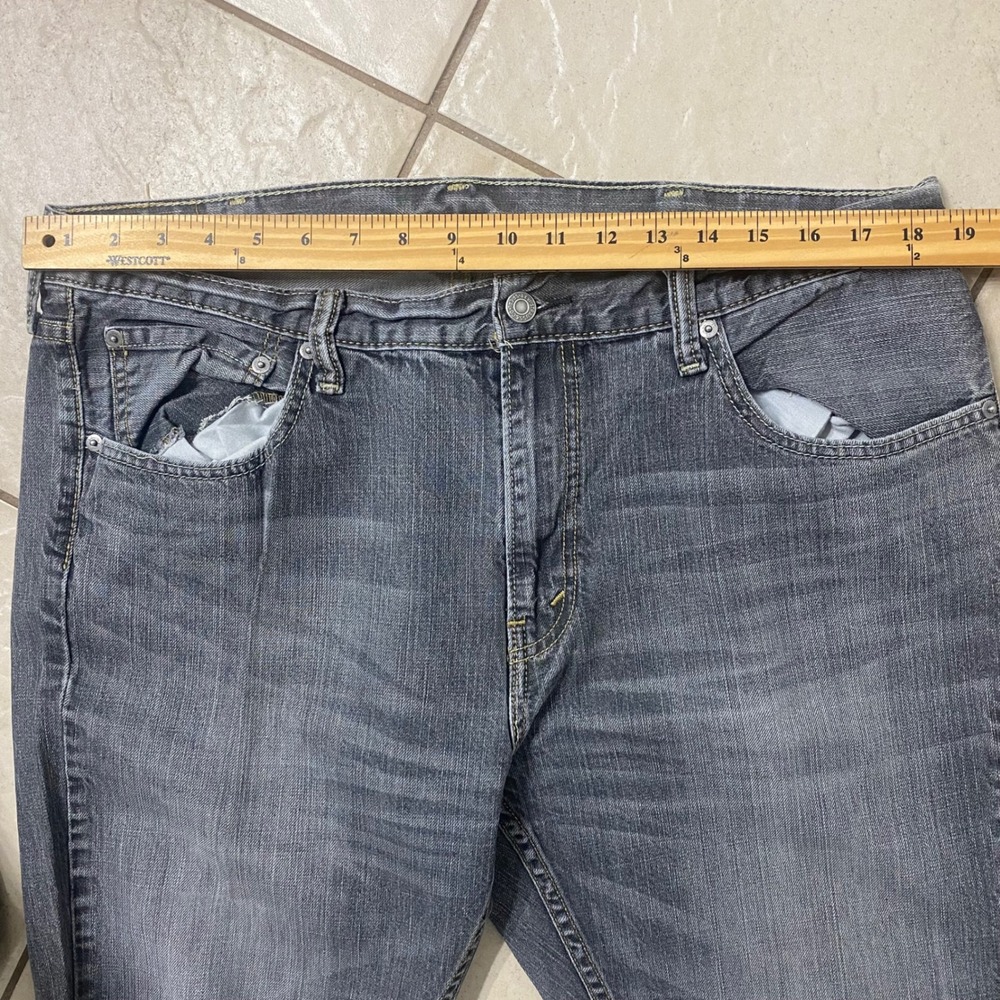 Levi Strauss Co 527 Bootcut Jeans Mens W38 L32‎ Grey Denim Pants - Picture 3 of 7